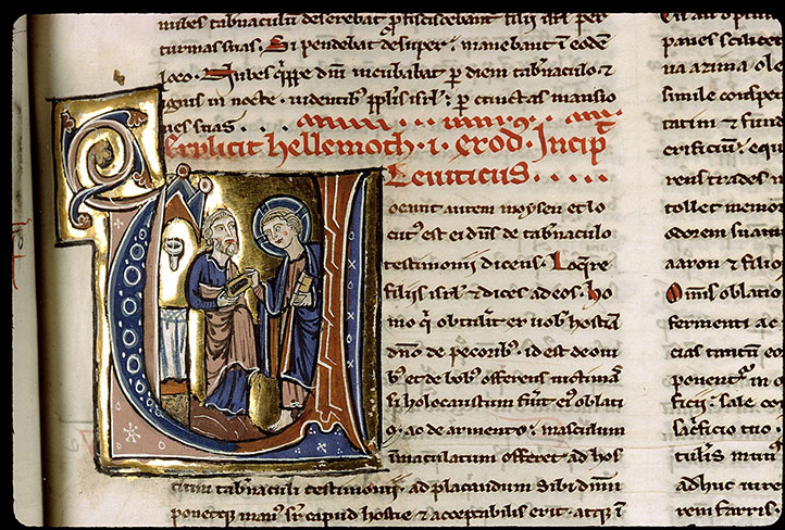 Bible - Dieu parlant à Moïse du Sanctuaire