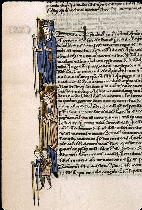 Bible - Elimélek et sa famille en voyage