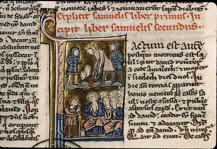 Bible - David apprenant la mort de Saül/Mort de Saül_0