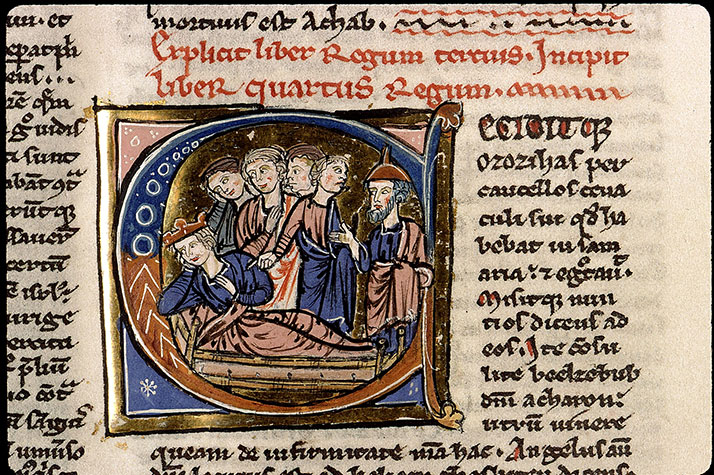 Bible - Elie annonçant sa mort à Ochozias