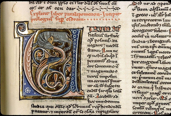 Bible - Lion et hybride zoomorphe