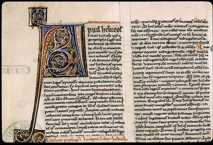 Bible - Initiale ornée