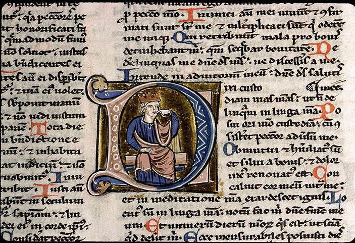 Bible - David désignant sa bouche
