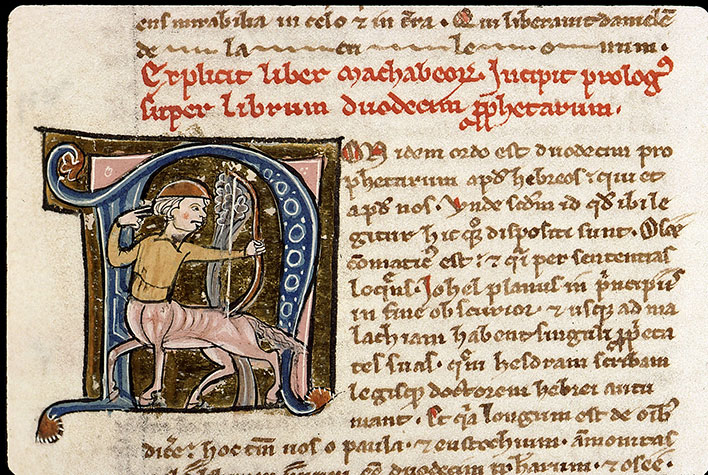 Bible - Centaure tirant à l'arc