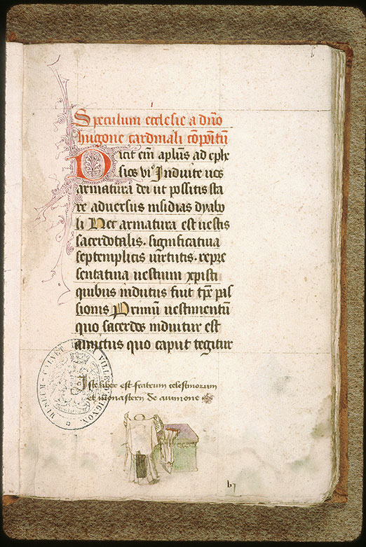Speculum ecclesiae - Prêtre revêtant les habits sacerdotaux_1