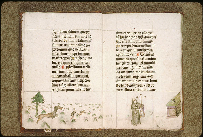 Speculum ecclesiae - Religieux portant la croix à l'autel_2
