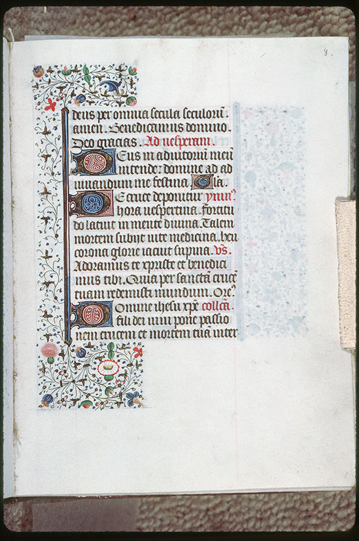 Heures à l'usage de Rome - Page décorée