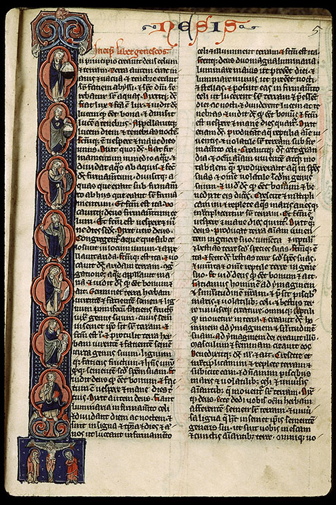 Bible - Création d'Adam;Création des eaux et des poissons;Dieu créateur