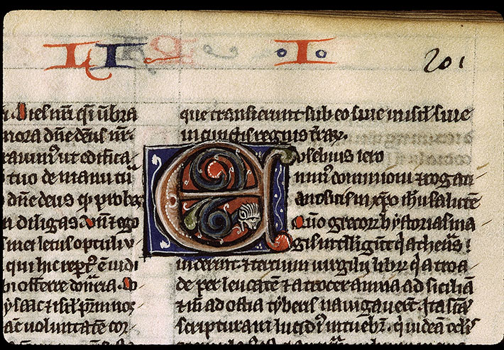 Bible - Initiale ornée