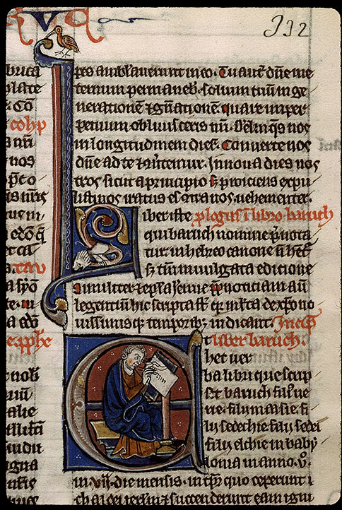 Bible - Baruch écrivant