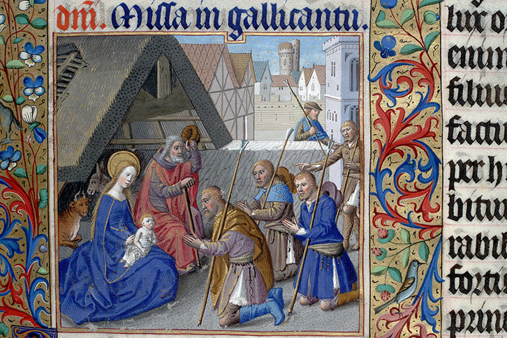 Missel à l'usage de Paris - Adoration des bergers