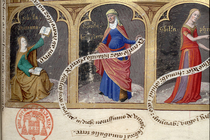 Missel à l'usage de Paris - Sibylle de Cumes/Sibylle de l'Hellespont_1