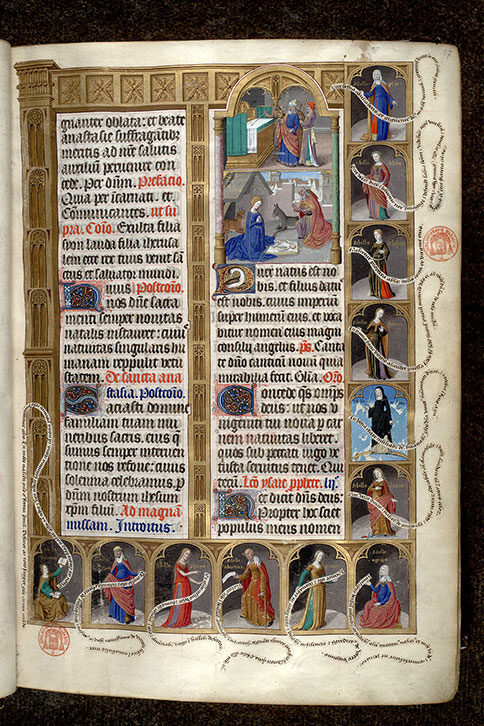 Missel à l'usage de Paris - Sibylle de Phrygie/Sibylle de Tibur