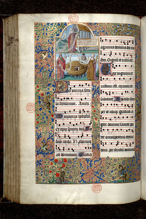 Missel à l'usage de Paris - Page décorée