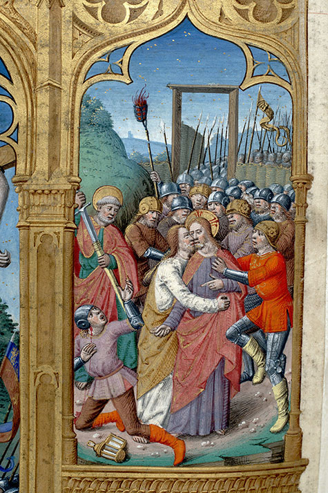 Missel à l'usage de Paris - Baiser de Judas_1