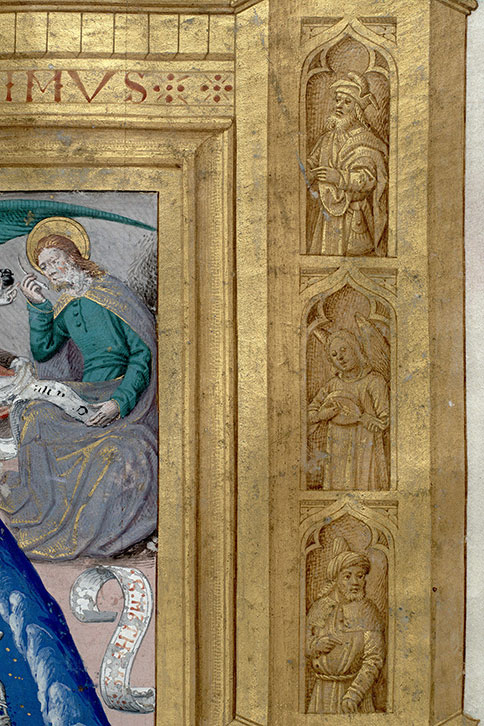 Missel à l'usage de Paris - Cycle d'Adam/Dieu en majesté entouré des évangélistes_6
