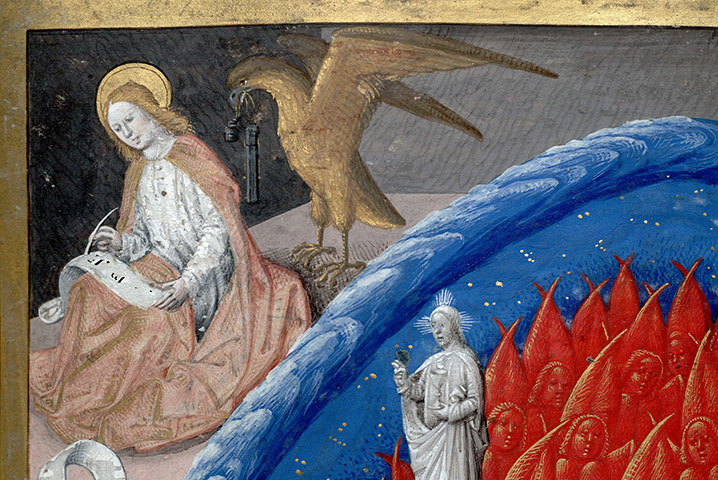Missel à l'usage de Paris - Dieu en majesté entouré des évangélistes_2