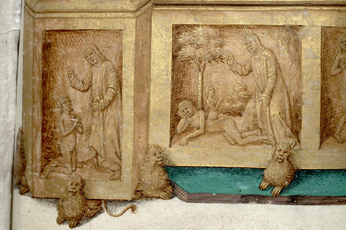 Missel à l'usage de Paris - Création d'Adam/Création d'Eve