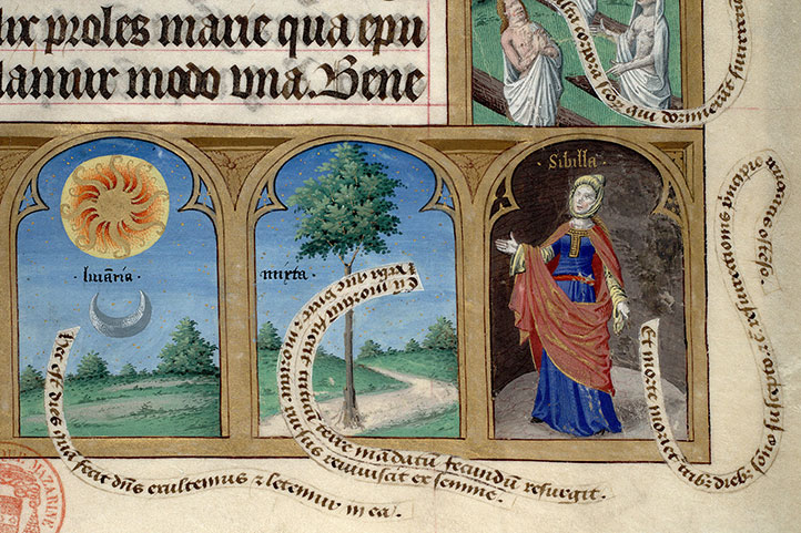 Missel à l'usage de Paris - Soleil et lune