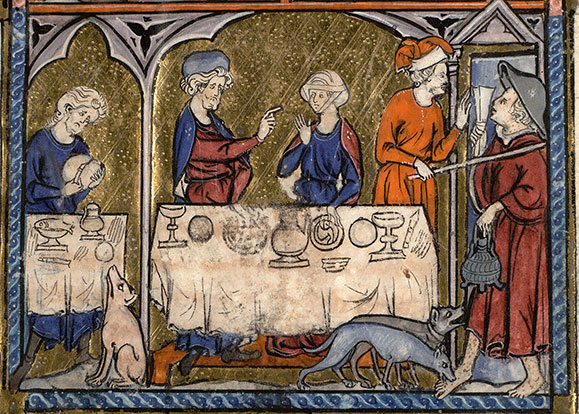 Somme le Roi - Lazare et le repas du mauvais riche