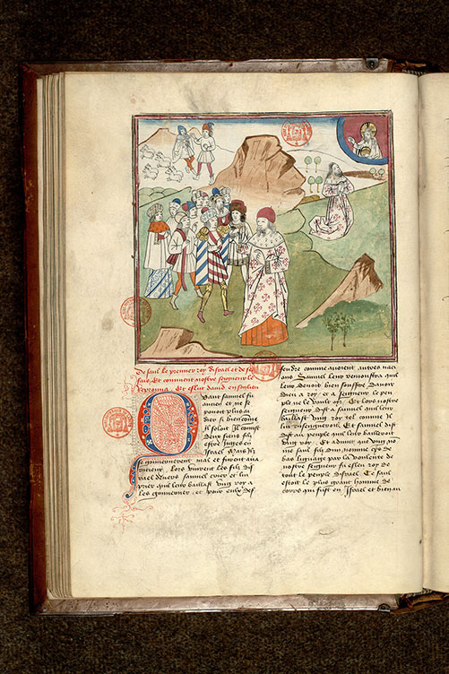 Fleur des histoires - David berger/David et Saül (à préciser)/Dieu apparaissant à David_2