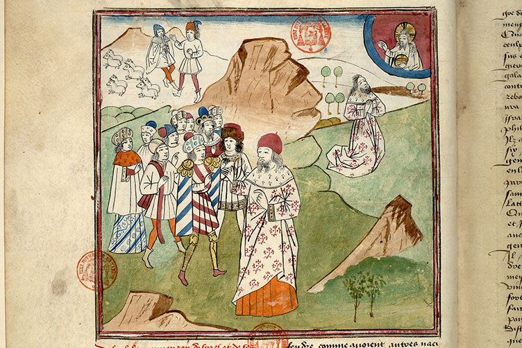 Fleur des histoires - David berger/David et Saül (à préciser)/Dieu apparaissant à David