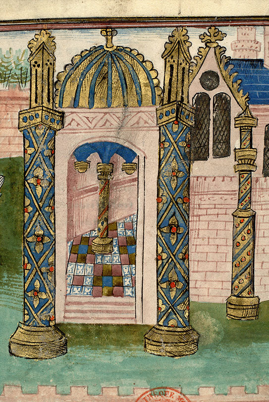 Fleur des histoires - Salomon devant le Temple_1