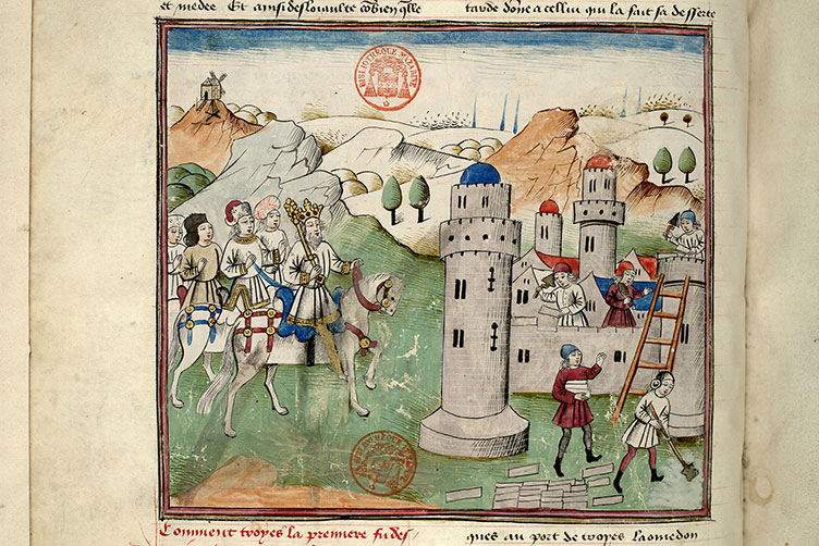 Fleur des histoires - Priam et la reconstruction de Troie