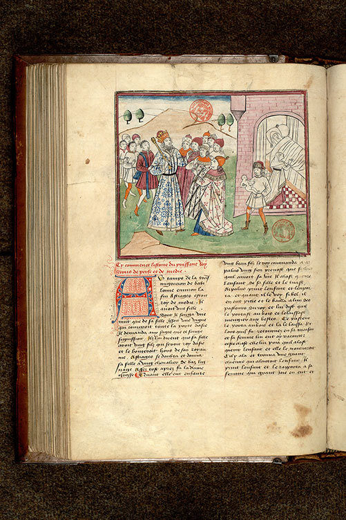 Fleur des histoires - Astyage consultant des mages/Enlèvement de Cyrus à sa naissance_2