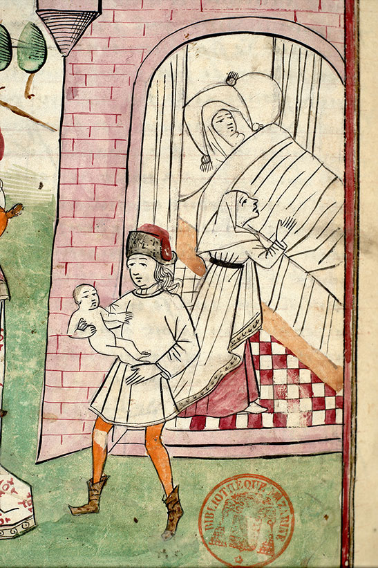 Fleur des histoires - Astyage consultant des mages/Enlèvement de Cyrus à sa naissance_1