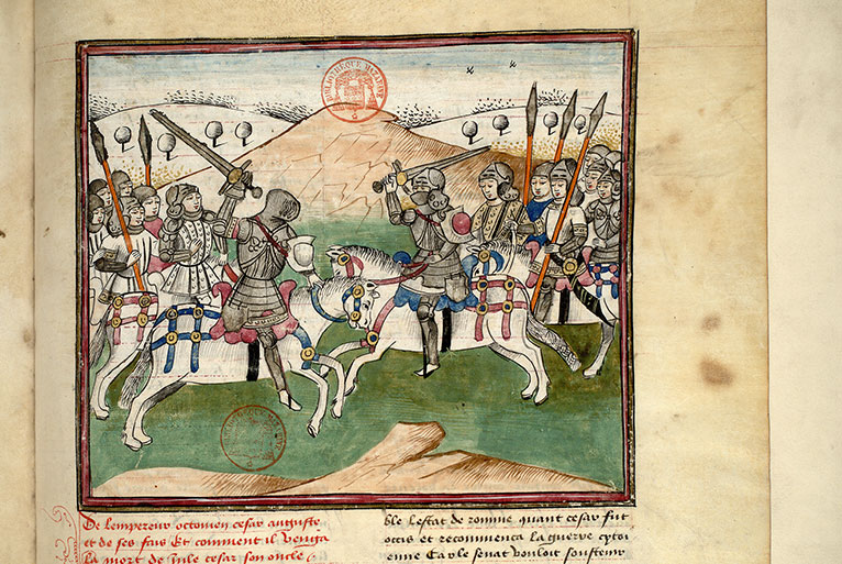 Fleur des histoires - Combat singulier après la mort de César (à préciser)