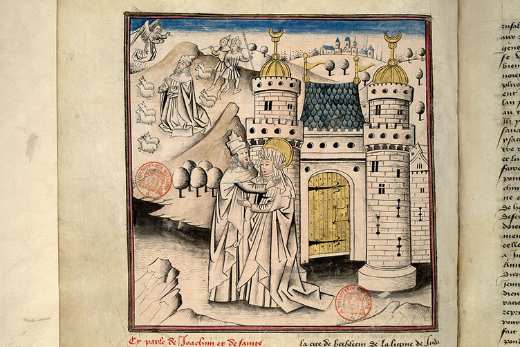 Fleur des histoires - Annonce à Joachim/Rencontre de Joachim et Anne à la Porte d'or