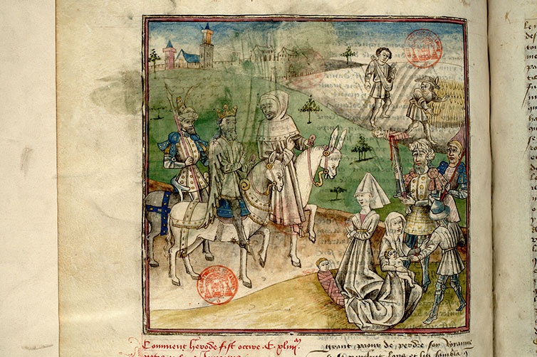 Fleur des histoires - Hérode ordonnant le massacre des Innocents