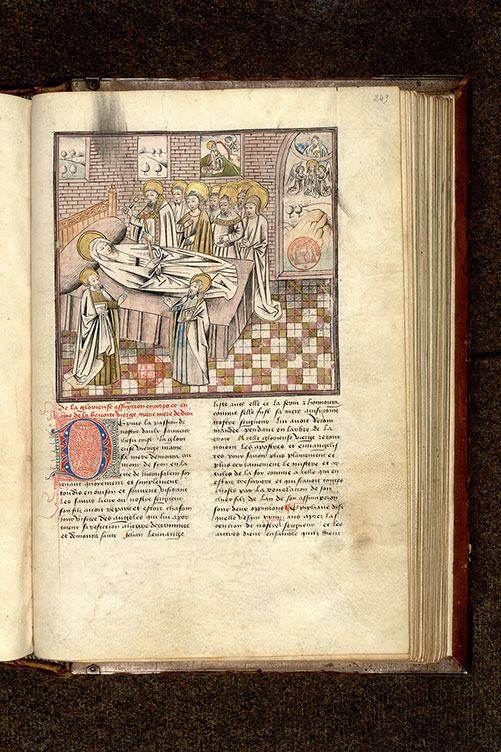 Fleur des histoires - Mort et Assomption de la Vierge/Saint Thomas et la ceinture de la Vierge_2