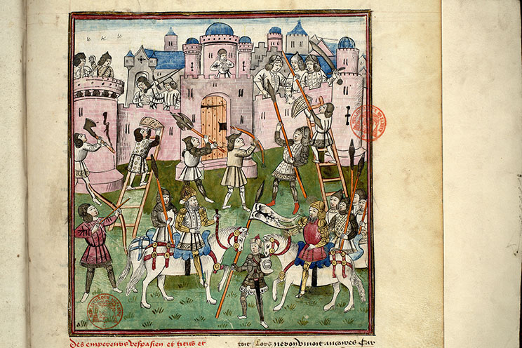 Fleur des histoires - Siège de Jérusalem par Vespasien et Titus