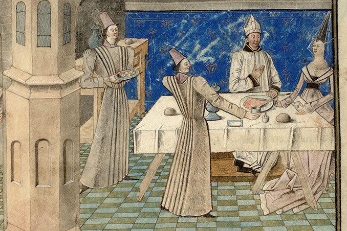 Fleur des histoires - Saint André en pèlerin et l'évêque tourmenté par le diable_1