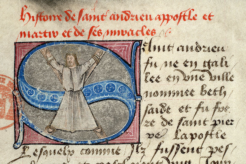 Fleur des histoires - Crucifiement de saint André