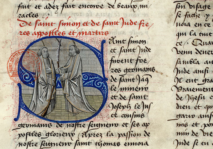 Fleur des histoires - Saint Simon et saint Jude