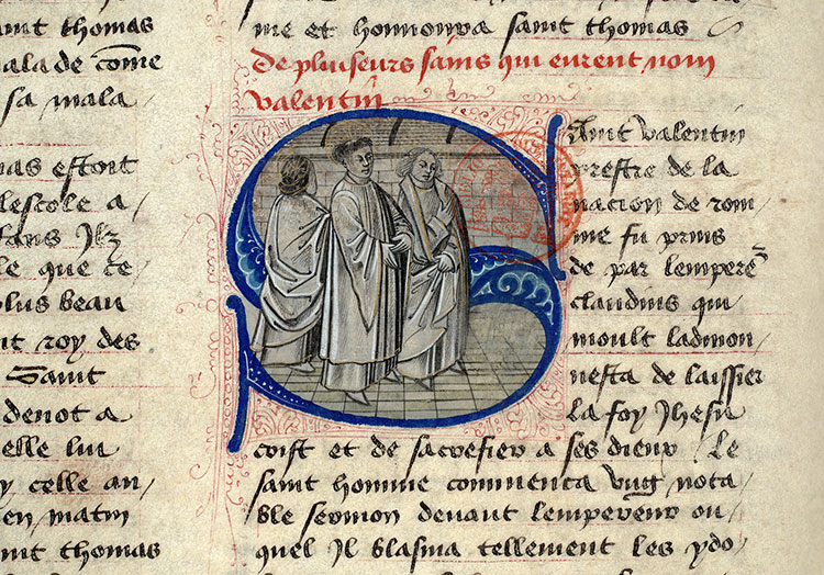 Fleur des histoires - Saints Valentin de Rome, Valentin de Terni et Valentin (à préciser)