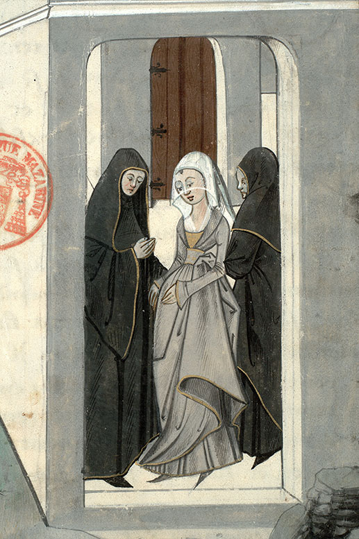 Fleur des histoires - Religieuses (à préciser)/Saint Antoine abbé et un confrère_1
