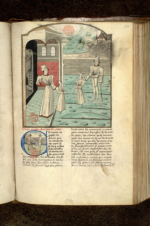 Fleur des histoires - Ami et Amile se rencontrant pour la première fois_1