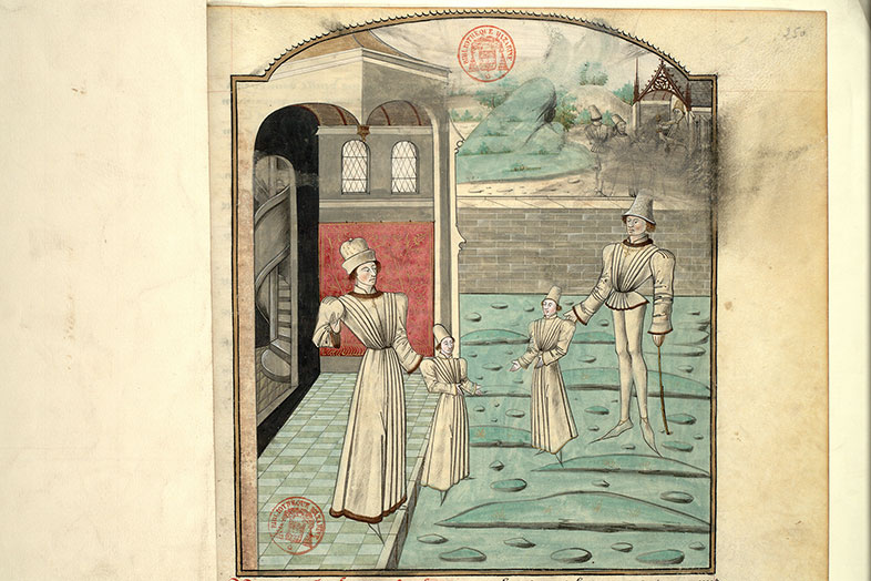 Fleur des histoires - Ami et Amile se rencontrant pour la première fois