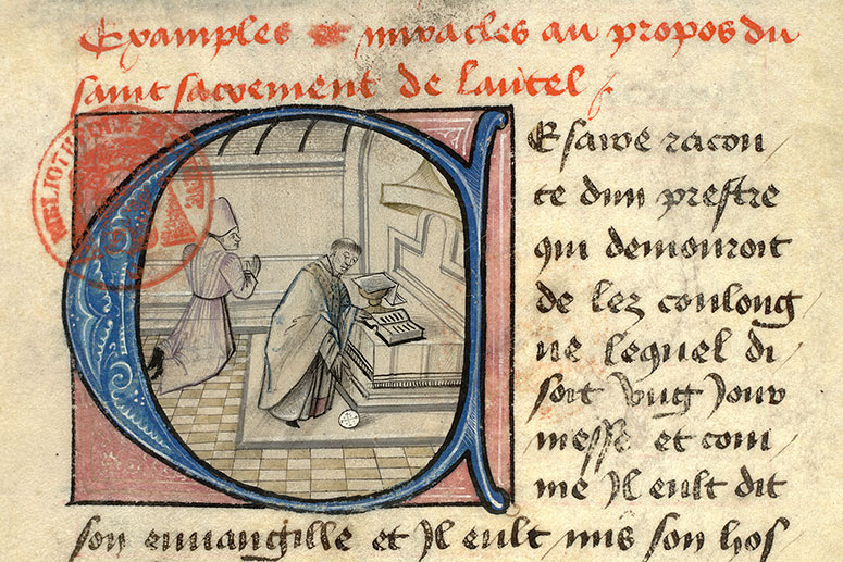 Fleur des histoires - Miracle d'une hostie impure