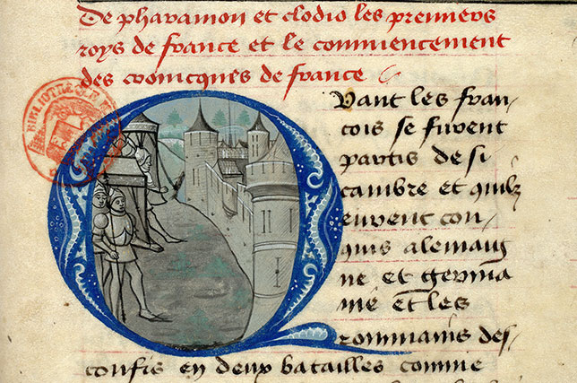 Fleur des histoires - Siège d'une ville par les Francs