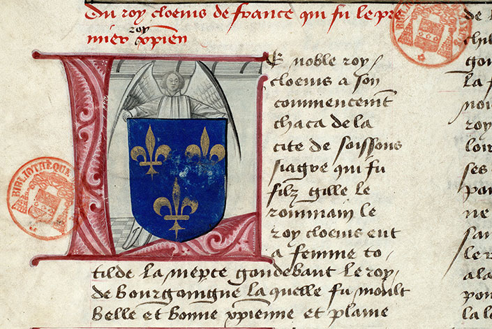 Fleur des histoires - Armes de France