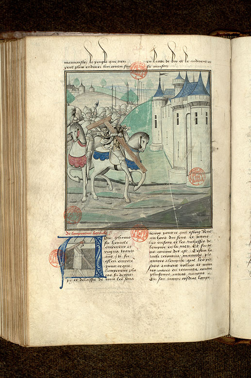 Fleur des histoires - Héraclius rapportant la vraie Croix à Jérusalem_1