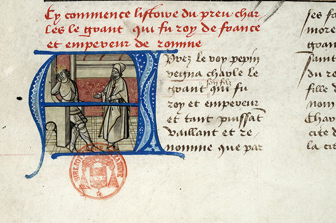 Fleur des histoires - Songe de Charlemagne