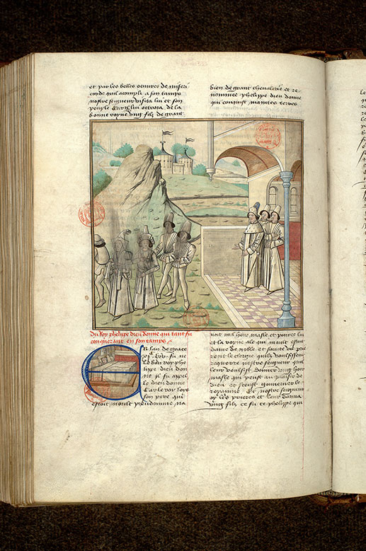 Fleur des histoires - Louis VII le Jeune répudiant Aliénor d'Aquitaine (à préciser)_1