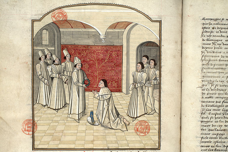 Fleur des histoires - Saint Louis recevant la couronne d'épines