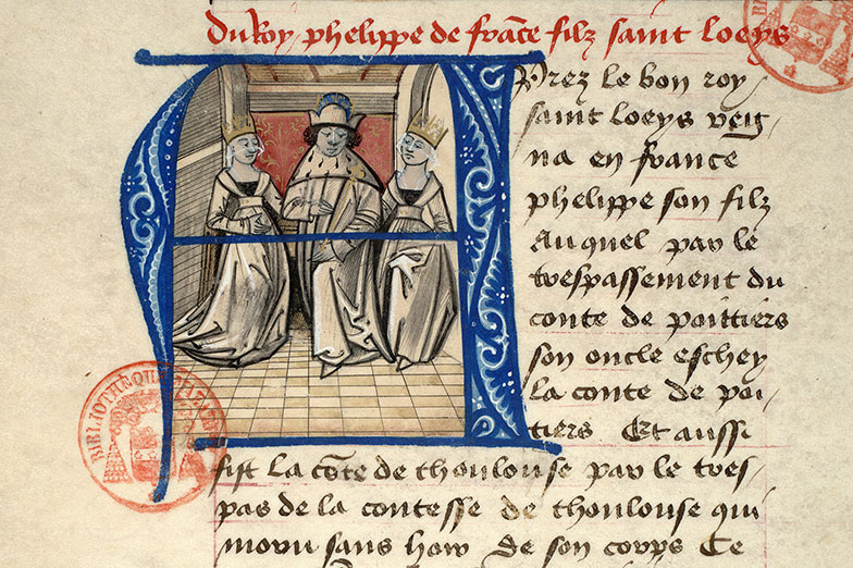 Fleur des histoires - Philippe III le Hardi entre deux reines